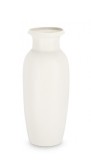 Set 2 vaze flori ceramica alba 13.5x33.5 cm