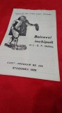 CAIET PROGRAM PIESA BOLNAVUL INCHIPUIT -TEATRUL DE STAT VALEA JIULUI-PETROSANI 1989