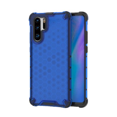 Husa HUAWEI P30 Pro - Gel TPU Honeycomb Armor (Albastru) foto