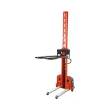 Transpalet semi-electric 500 kg cu autoincarcare, Li-ion, ridicare 1300 mm