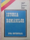 Istoria Romanilor. Epoca Contemporana - Colectiv, Porto-Franco 1992, Carte Istorie, 156 Pagini