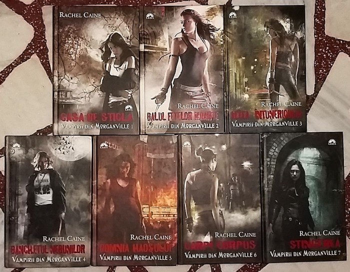 Rachel Caine - Vampirii din Morganville (Editura Leda: 7 volume, editie cartonata) vampiri jurnalele vampirilor serie supernatural horror thriller