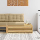 vidaXL Canapea de exterior Alb 115 x 83 x 73 cm Lemn Solid de Acacia 901580