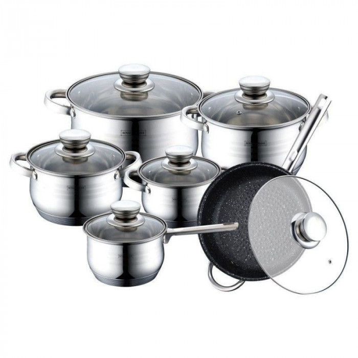 Set oale Bohmann, 12 piese, 9 straturi, Inox