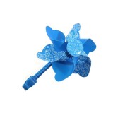 Accesoriu montaj pe ghidon, morisca de vant, culoare albastru Cod:A713