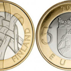 Finlanda moneda comemorativa 5 euro 2011 - Regiunea Karelia - UNC