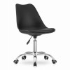 Scaun birou rotativ Leobert Artool Alba, PP, negru, 48x43x91.5 cm, reglabil, ergonomic