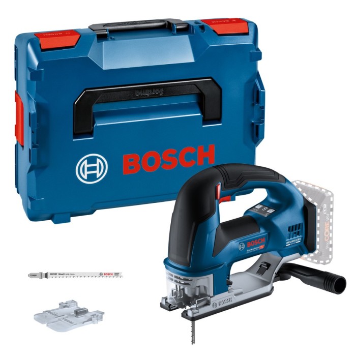 Bosch GST 18V-155 BC (solo) Ferastrau vertical Li-Ion 18V, 155mm, fara acumulator in set + L-Boxx + accesorii ProAdvanced PowerfulTools