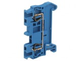 Conector de &Icirc;mbinare pentru Șine 1.5mm2 2 Borne Albastru