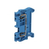 Conector de &Icirc;mbinare pentru Șine 1.5mm2 2 Borne Albastru