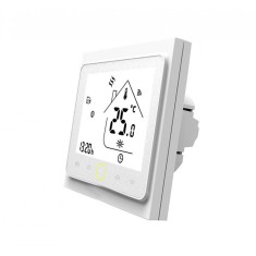 Termostat smart WiFi pentru incalzire in pardoseala cu apa sisteme cu actuator termic - control inteligent prin app Smart Life