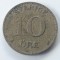 Suedia 10 &ouml;re 1917 argint