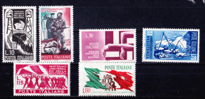 TSV$ - 1965 MICHEL 1174-1179 ITALIA MNH/** LUX foto