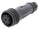 Conector Circular Mufă Mamă 10 PIN Alamă