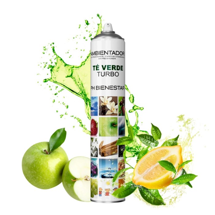 Spray odorizant profesional pentru camera Turbo Spray 750ml - Te Verde