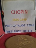 Medalie din bronz de colectie Elvetia Chopin