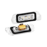 Cumpara ieftin Set 2 lampi numar led 6000k alb-rece pentru Mercedes Benz GL ML R Clas, RG Parts