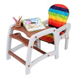 Scaun de masa Juju Eat&amp;amp;Play, Maro