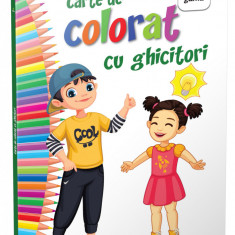 Carte Colorat Cu Ghicitori, - Editura Gama