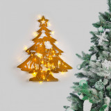 Cumpara ieftin Decoratiune de luminoasa XMASGOLD-024, Tanelorn, 59x70 cm, metal, auriu