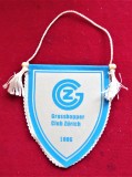 FANION (PRODUS OFICIAL 10,5 cm x 8,5 cm) CLUBUL ELVETIAN DE FOTBAL GRASSHOPER ZURICH