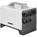 Incalzitor diesel Vevor All-in-one, 5 kW, 4 x iesiri de caldura, Telecomanda, 0.1&ndash;0.24 l/h, Rezervor 5l, 37x25x26 cm