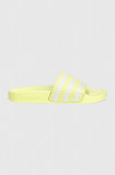 adidas Originals papuci Adilette femei, culoarea galben IE9616