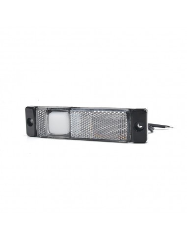 Lampa gabarit Led W45, 12V-24V, pozitie WAS Alb