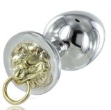 Metal Hard-Plug Anal Steel Tiger-Waterproof