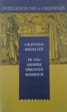 Pe viu despre Parintii Bisericii - Cristian Badilita