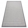 Covor SPRING 20411332 linii, cadru sisal, buclat - gri, 140x200 cm