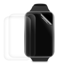 Set 3 Folii de protectie pentru Xiaomi Mi Band 7 Pro, Kwmobile, Transparent, Silicon, 59520.1 foto