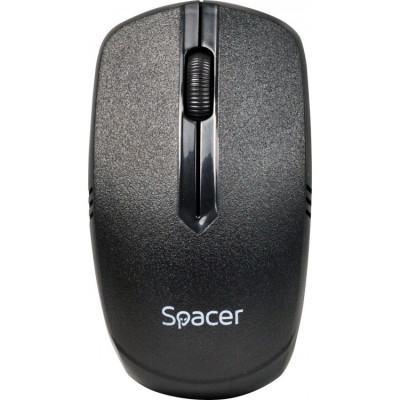 Mouse wireless Spacer SPMO-161, 1000 DPI, USB Nano receiver, Negru foto