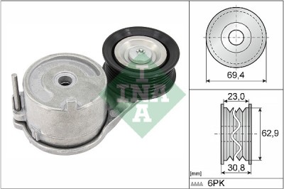 INA 534 0915 10 Intinzator curea, curea distributie foto