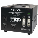 Transformator 230-220V la 110-115V 10000VA/8000W cu carcasa TED000231 SafetyGuard Surveillance, Rovision