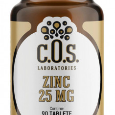 Zinc 25mg, 90 tablete, COS Laboratories