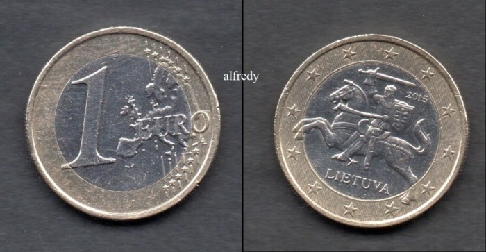 LITUANIA 2015 1 euro