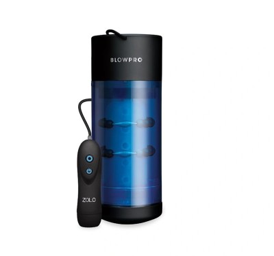 Masturbator Auto Stroking Realistic BLOWPRO cu Telecomanda, 3 Inele Penis Incluse foto