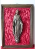 ICOANA VECHE DIN BRONZ MASIV, BASORELIEF