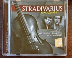 Alexandru Tomescu, Horia Mihail - Stradivarius Encore (1 CD) foto