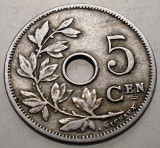 7.484 BELGIA 5 CENTIMES 1905, Europa, Cupru-Nichel