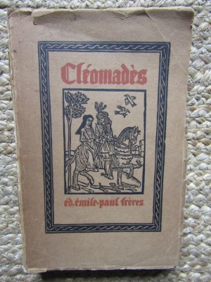 CLEOMADES ADENET LE ROI Published by EMILE-PAUL FRERES, 1925 foto