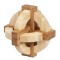 Joc logic IQ din lemn bambus in cutie metalica - 1