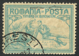 EROARE - RAR DANTELAT 3B+A ROMANIA 1906 LP 59 MAMA RANITILOR CTO, Stampilat