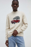 Abercrombie &amp; Fitch pulover culoarea bej