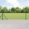 gard hexagonal vidaXL verde 0.4x10 m oțel