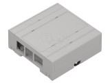Carcasă Gri Deschis KRADEX pentru Raspberry Pi 5 &ndash; Dimensiuni 90mm