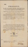 71S Circulară episcopală a episcopului Procopie Ivacicovici al Aradului, 1872, circulată poștal