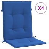 Cumpara ieftin Perne cu spatar mic, 4 buc. albastru 100x50x3 cm textil oxford