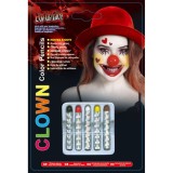 Set de 5 creioane de machiaj pentru fata si corp, Multicolor, CMCLASS